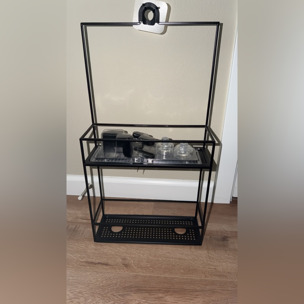 Black Metal Shower Caddy